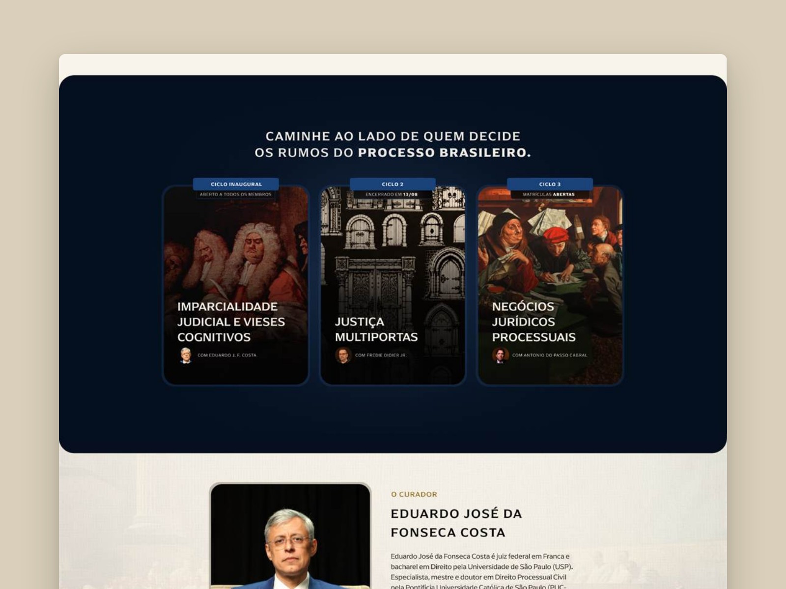 G7 Jurídico website, part 4