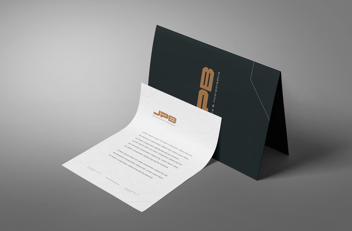 JPB folder and letterhead